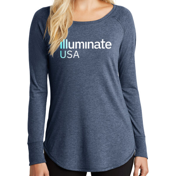 Illuminate USA - Women's Perfect Tri ® Long Sleeve Tunic Tee Thumbnail