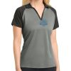 Ladies PosiCharge ® RacerMesh ® Raglan Heather Block Polo Thumbnail